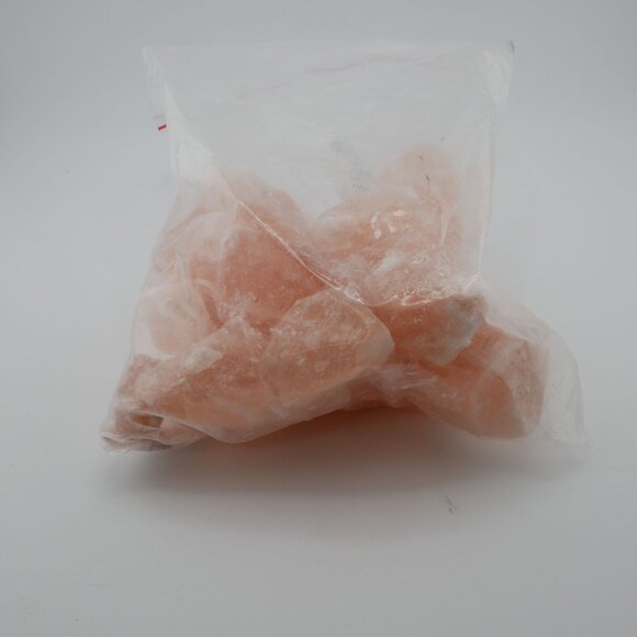 Himalayan Salt Crystal Lamp With Black Metal Holder - Picture 3 of 6